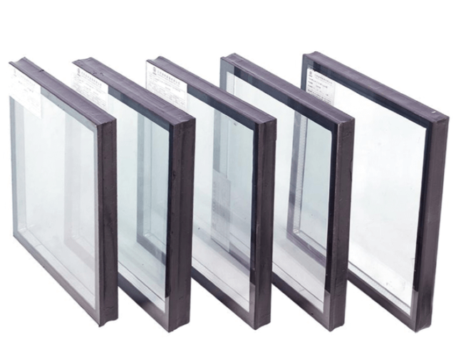 testing sample of clear insulated glass