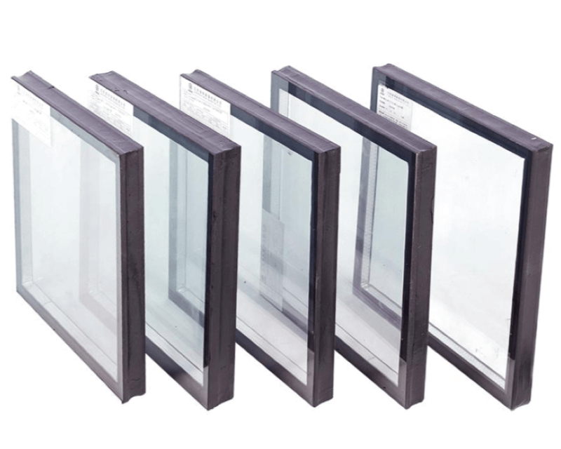 testing sample of clear insulated glass