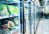 Commercial Refrigerator Stainless Steel Fridge Upright Glass Door