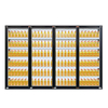Cooler And Freezer Glass Door And Frame with Slim Middle Handle