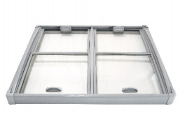 Ice Cream Freezer Curved/flat Glass Door with Lock And Key