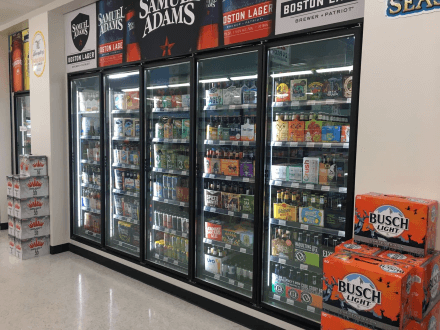 Commercial Beverage Fridge Door