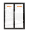 Upright Refrigerator Showcase Glass Door