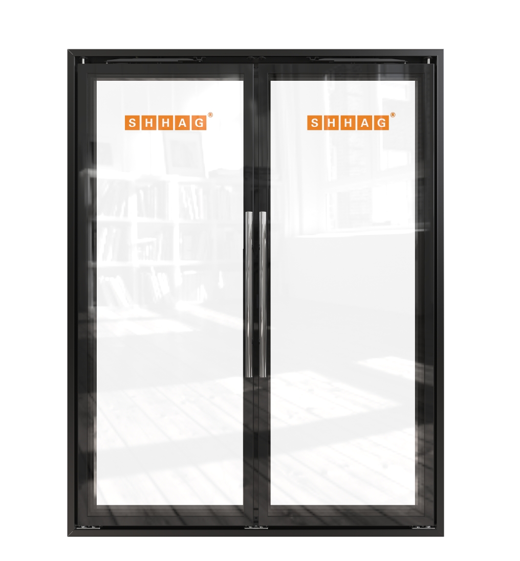 Upright Refrigerator Showcase Glass Door
