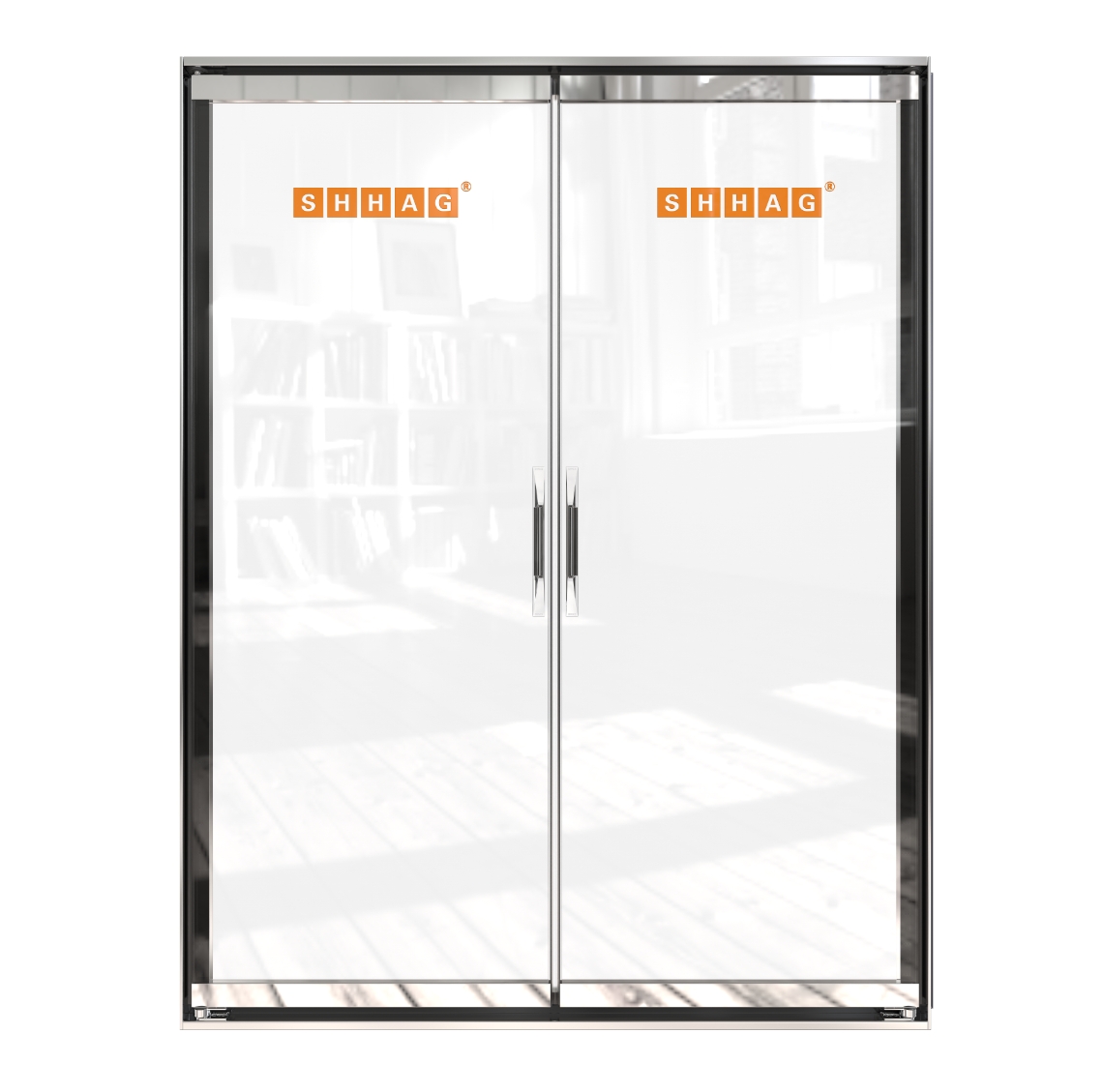 Heavy Duty Reach In Cases Cooler Glass Door 