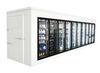 Cold room solid panel entry door