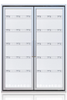 Commercial Refrigerator Stainless Steel Fridge Upright Glass Door