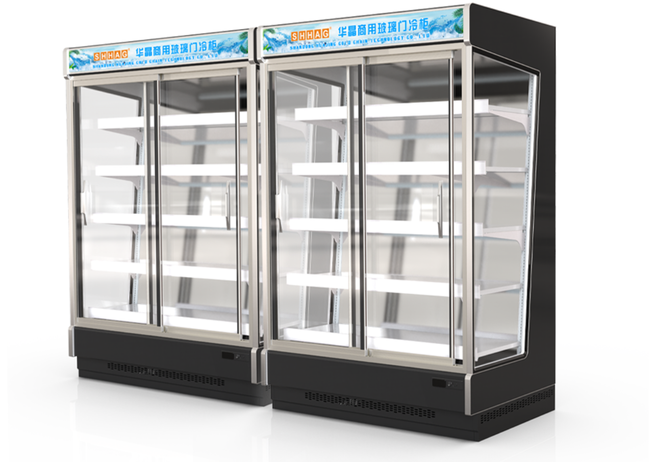 Sliding Freezer Glass Door