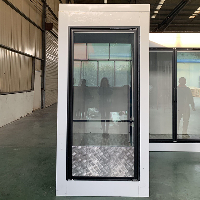 Liquor store service door heated glass door for display walk in cooler-service Door