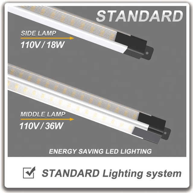 Standard glass door lighting t8 led tube