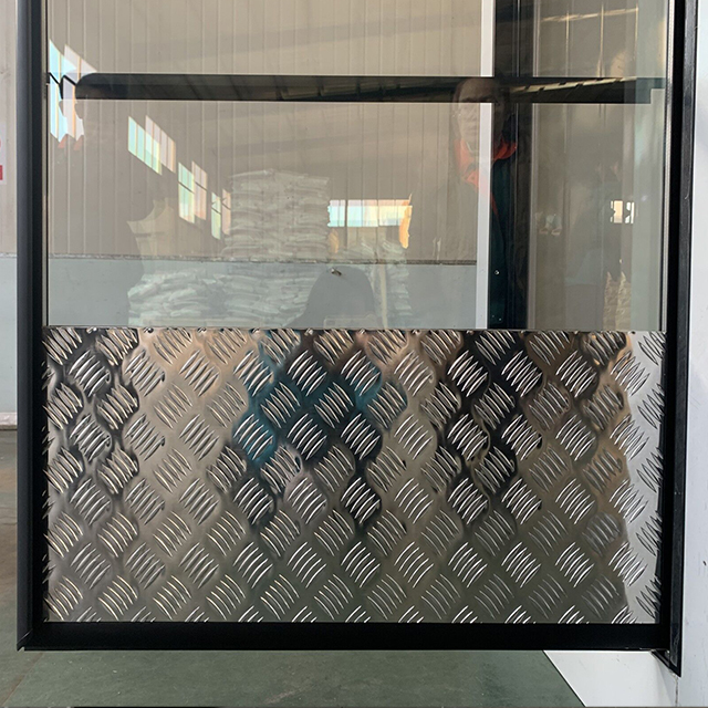 Liquor store service door heated glass door for display walk in cooler-service Door