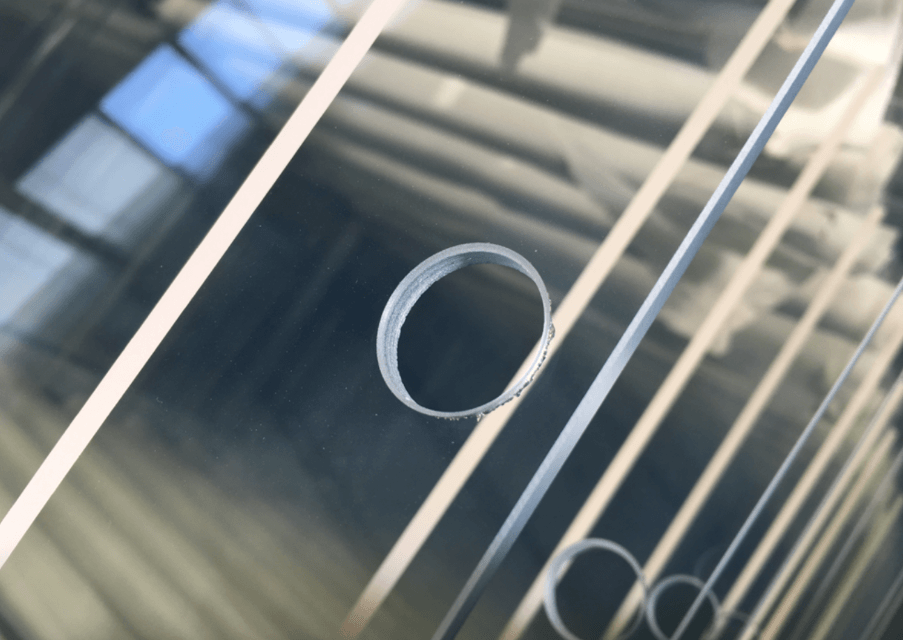 Thermal stable tempered glass