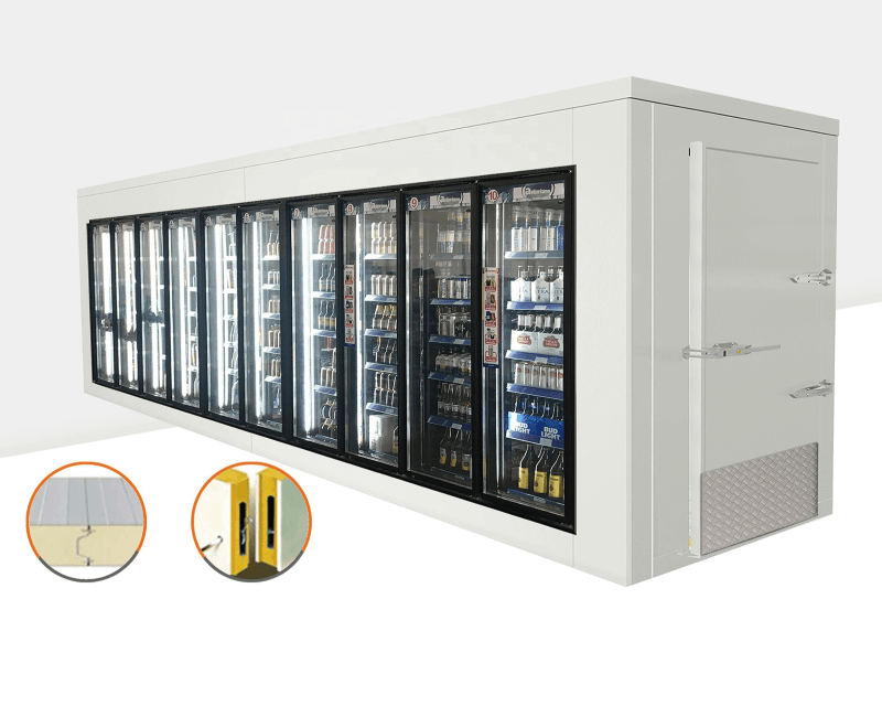 Commericial walk-in cold room panel edge