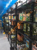 Frameless glass door and frame for walk-in cooler and freezer