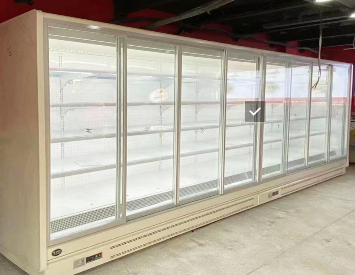 Sliding Freezer Glass Door