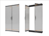 Heavy Duty Reach In Cases Cooler Glass Door 