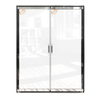 Heavy Duty Reach In Cases Cooler Glass Door 