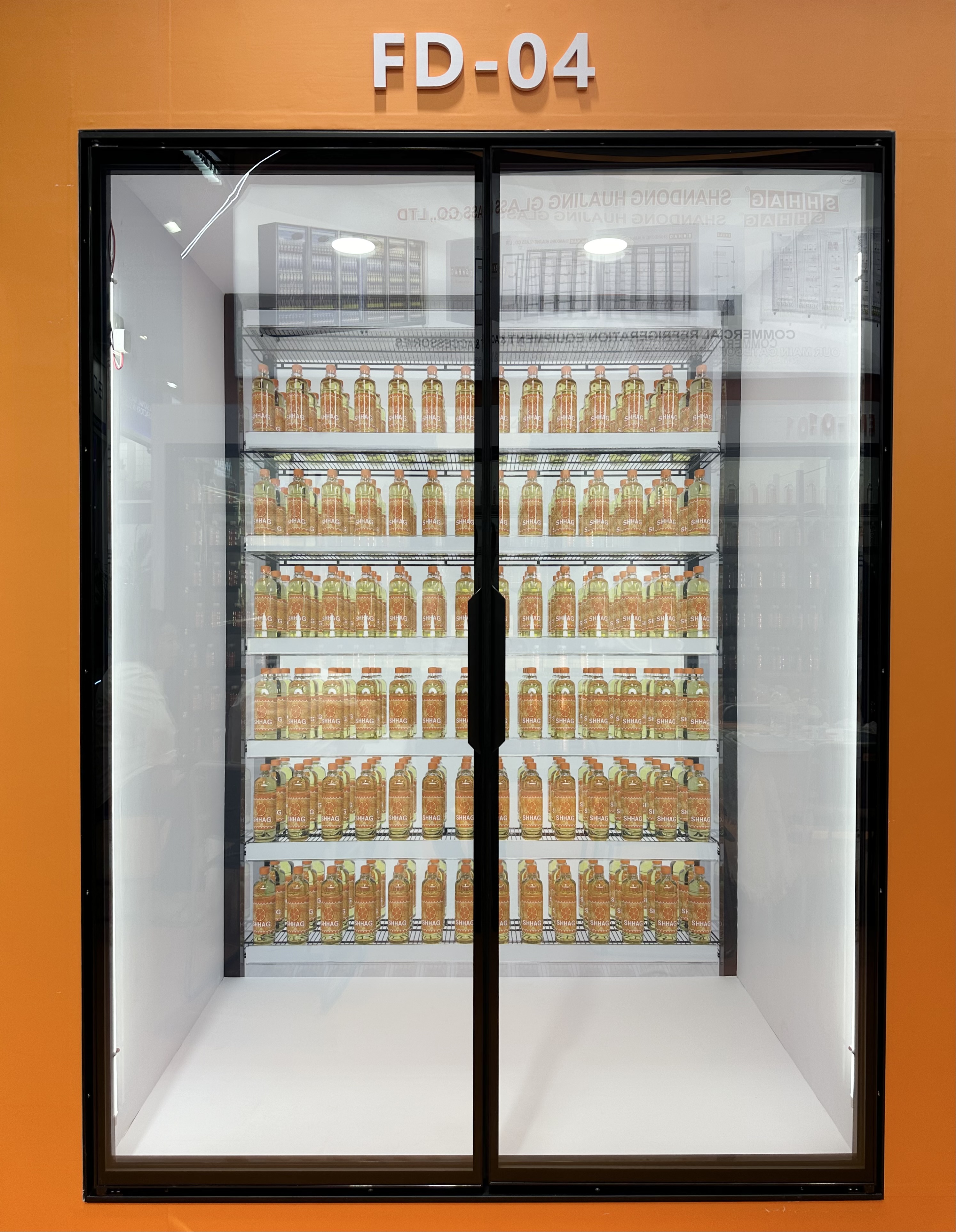 Commercial Industrial Upright Showcase Glass Door